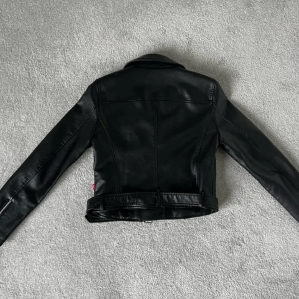 Levi's Women's Leather Biker Jacket - Picture 3 of 8